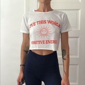 Positive Energy Crop Top